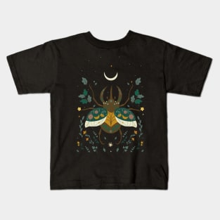 Floral Beetle Kids T-Shirt